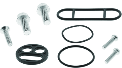 QuadBoss fuel tap rebuild kit for Yamaha YFM660F Grizzly 4x4, includes replacement components for 2002-2008 model.