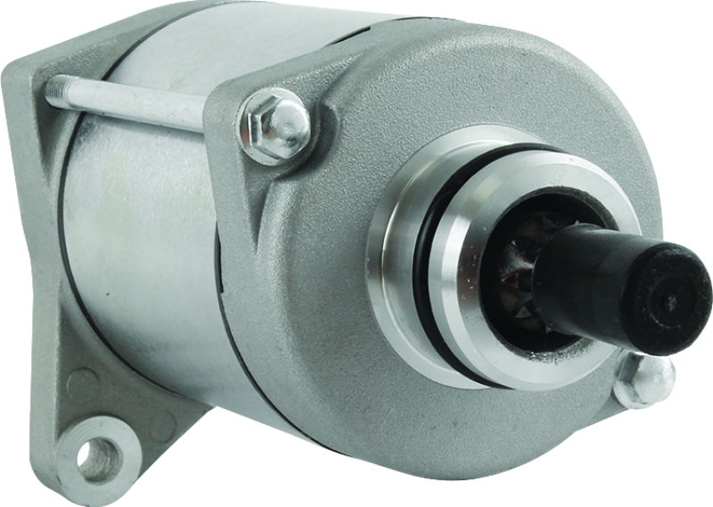 QuadBoss Honda TRX250/TM FourTrax Recon motor starter part 495347, close-up view of the replacement starter component