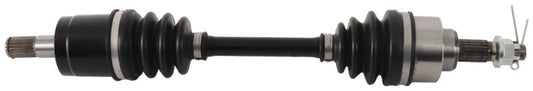QuadBoss rugged front left axle for Honda TRX420FA FourTrax Rancher 4x4 ATV, part number 609152, with durable construction.