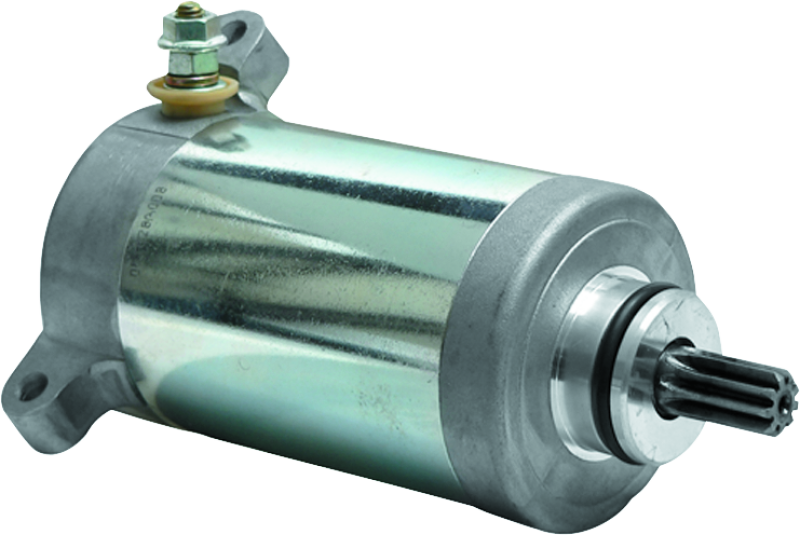 QuadBoss Kawasaki KLF220 Bayou motor starter part #495716, showing the durable starter component for ATV engine ignition.