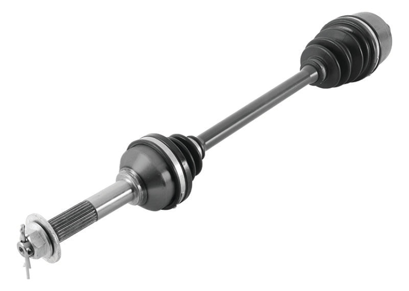 QuadBoss Kawasaki KRF750 Teryx rear right side rugged axle part #609180 showing the durable metal axle component.