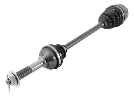 QuadBoss Kawasaki KRF750 Teryx rear right side rugged axle part #609180 showing the durable metal axle component.