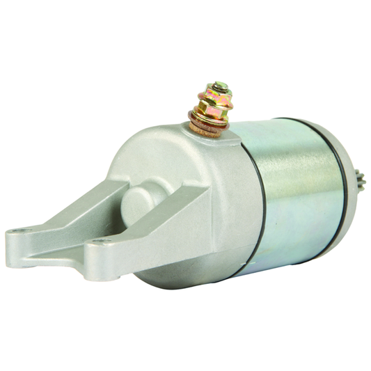 QuadBoss Kawasaki KVF360 Prairie motor starter part #495177 for 2003-2007 ATV, showing the electrical component and wiring.