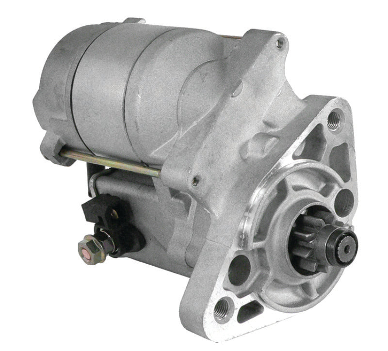 QuadBoss motor starter for Kawasaki KAF950 Mule 2510 and 4010 diesel models, vehicle engine component in close-up view