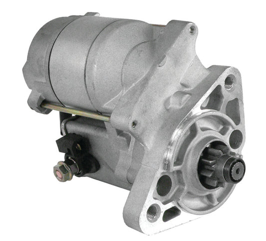 QuadBoss motor starter for Kawasaki KAF950 Mule 2510 and 4010 diesel models, vehicle engine component in close-up view