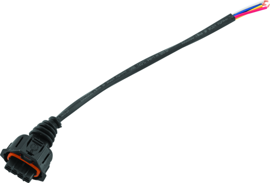 QuadBoss wiring pigtail for Polaris ACE 150 and select Polaris models, showing the electrical connector and wiring.