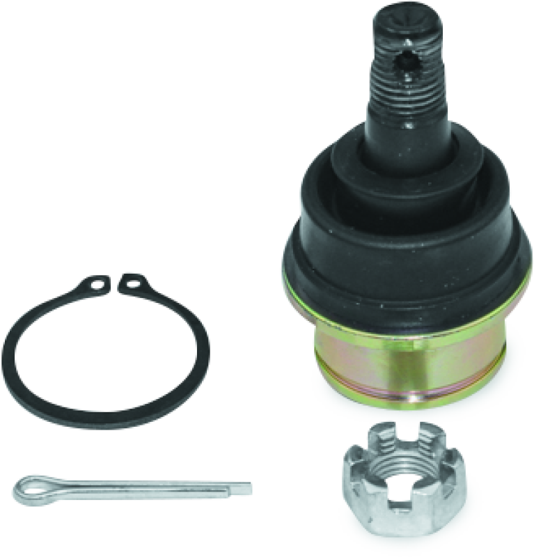 Heavy-duty steel lower ball joint kit by QuadBoss for Arctic Cat Havoc X and Yamaha Rhino 660 and 700 vehicles.