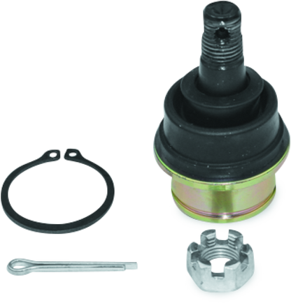 Heavy-duty steel lower ball joint kit by QuadBoss for Arctic Cat Havoc X and Yamaha Rhino 660 and 700 vehicles.