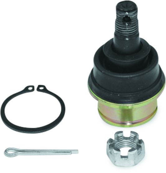 Heavy-duty steel lower ball joint kit by QuadBoss for Arctic Cat Havoc X and Yamaha Rhino 660 and 700 vehicles.