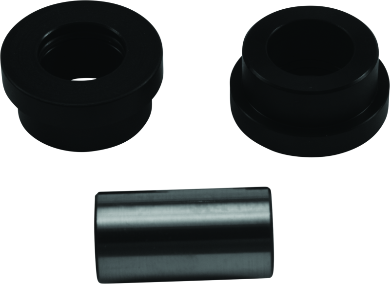 QuadBoss front lower shock bearing assembly for Polaris Outlaw and Hawkeye models, showing the metal shock component.
