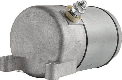 QuadBoss engine starter part 495770 for Yamaha YFM350 Bruin 2004-2006 models, showing the durable starter motor in a close-up view.