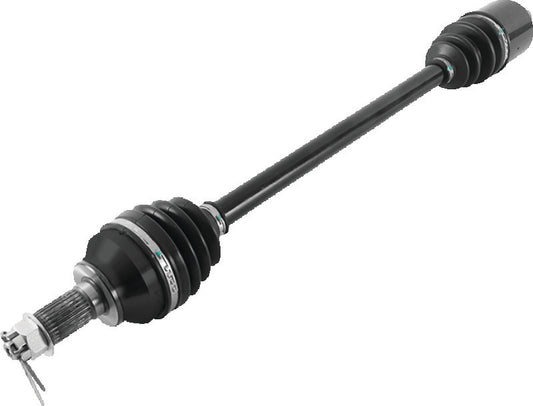QuadBoss Rear Left Rugged Axle for Polaris RZR XP 1000 2016-2019, showing the durable metal construction and mounting points.