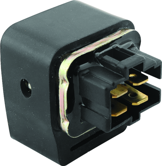QuadBoss Polaris Predator and Scrambler starter solenoid and relay, compatible with model 402019, shown in the image.