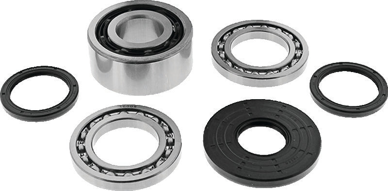QuadBoss Polaris RZR differential bearing and seal kit for 2018-2020 models, includes bearings and seals for drivetrain maintenance.