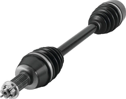 QuadBoss Polaris Scrambler 850 rear left side rugged axle part #609209, showing the durable metal axle component.