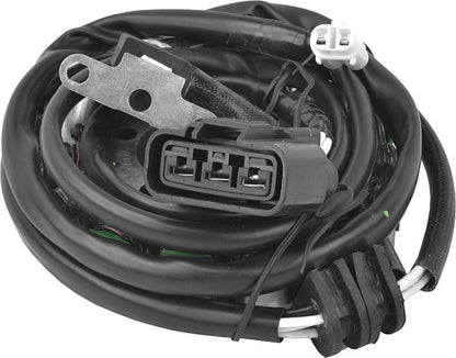 QuadBoss PowerSports Stator for Yamaha YFM550 and YFM700K models, showing the electrical component with wiring and mounting details.