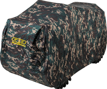 QuadBoss Quad Cover XL in camo, heavy-duty waterproof powersports cover for ATV and UTV protection