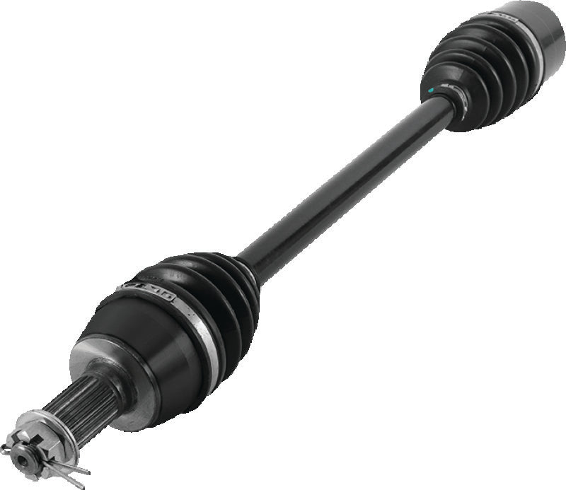 QuadBoss replacement front left axle for 2009-2013 Polaris Ranger ATV, durable part for vehicle performance.