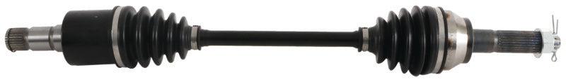 QuadBoss replacement rear right rugged axle for Polaris Ranger 700 (2007-2014) in black, designed for durability and performance.