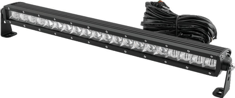 QuadBoss 21.5-inch single-row LED light bar for off-road vehicles, powerful illumination for powersports and outdoor adventures.