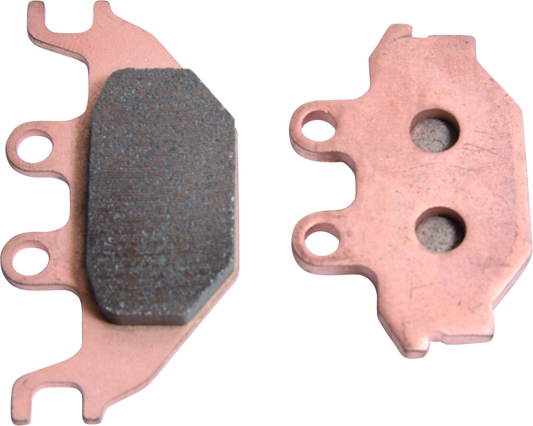 QuadBoss Sintered Brake Pad for Arctic Cat 250 and Kawasaki Mule PRO-FX, front left part showing the brake pad.