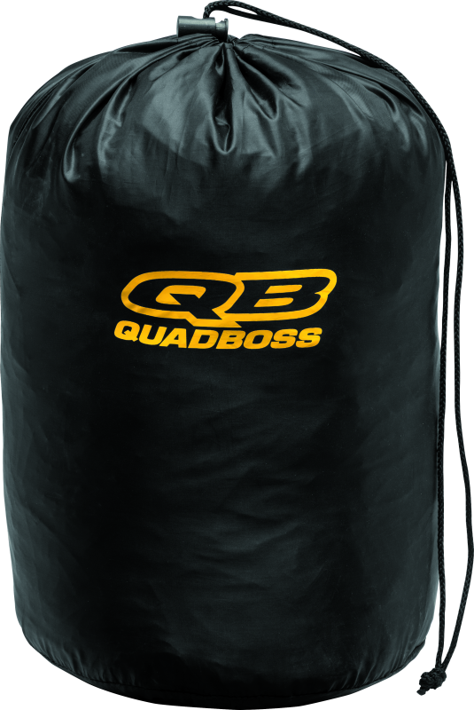 QuadBoss UTV 4-seater cover protecting Polaris RZR-4 800/900 and Honda Pioneer in all-weather conditions.