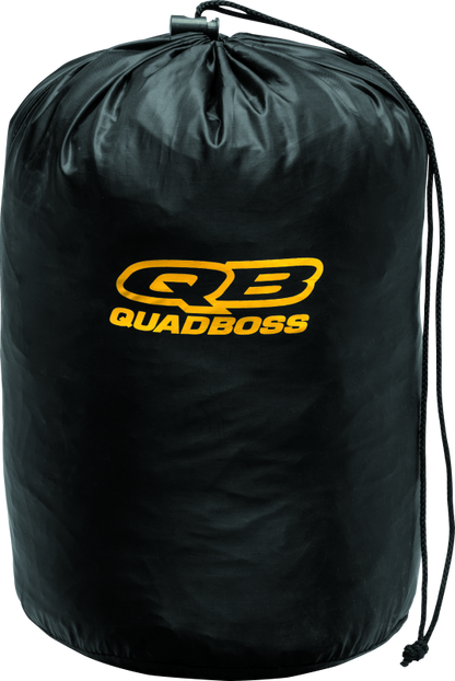 QuadBoss UTV 4-seater cover protecting Polaris RZR-4 800/900 and Honda Pioneer in all-weather conditions.