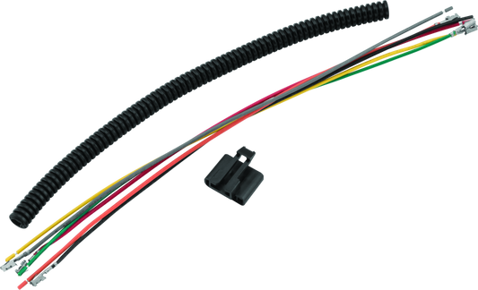 QuadBoss wiring pigtail for Polaris Trail Boss and Sportsman models, part 403217, with connectors and wiring visible.