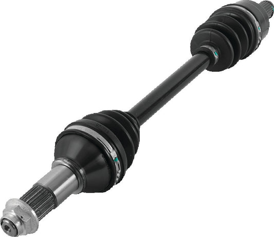 QuadBoss Yamaha YFM450 Kodiak rear left side rugged axle for 4x4 and EPS models, part 609252, shown in the image.