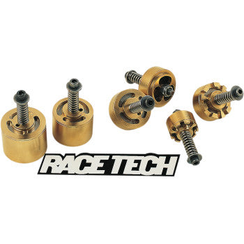 RACE TECH Gold Valve Cartridge Fork Emulators for Damping Rod Forks 35.00 mm - Howling Moto