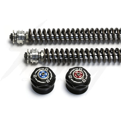 RacingBros Adjustable Front Fork Kit Kawasaki Z125 Pro - Howling Moto