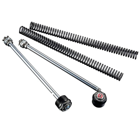RacingBros suspension kit for 2022+ Honda Grom, featuring green shock absorbers and suspension components in a bundle.