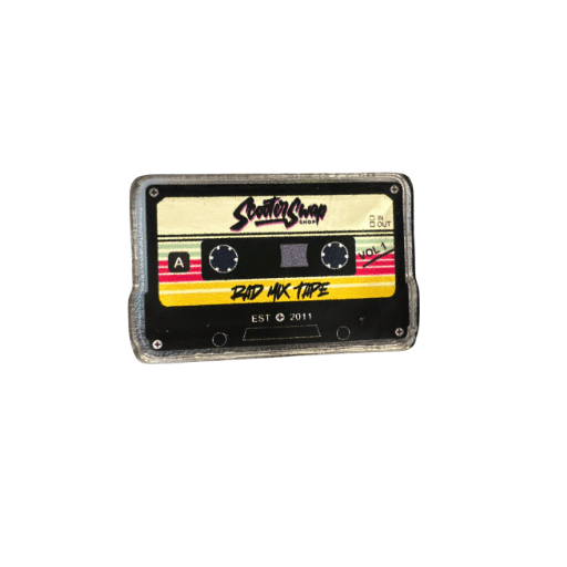 Rad Mix Tape Pin - Howling Moto