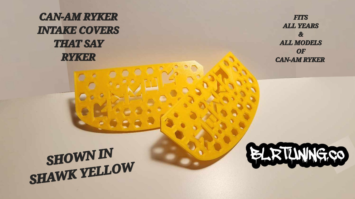 CAN-AM RYKER INTAKE COVERS THAT SAY RYKER - Howling Moto
