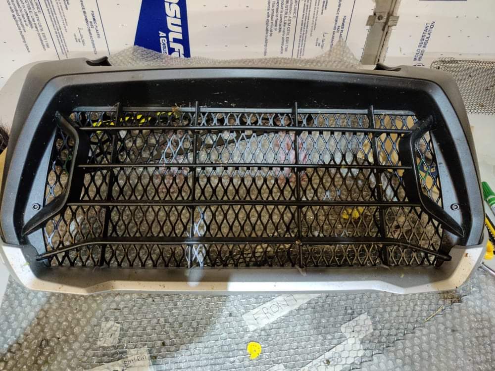 RYKER BLACK RADIATOR GRILL AND FUEL OVERFLOW EXTENSION HOSE - Howling Moto