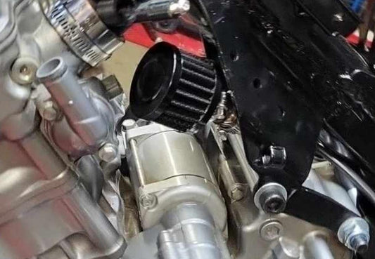 WickedGrom CBR/CB Engine Swap Breather Filter Kit – Honda Grom & Monkey (2014–2024)