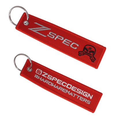 ZSPEC Design Jet Tag Keychains - Red or Black - Howling Moto