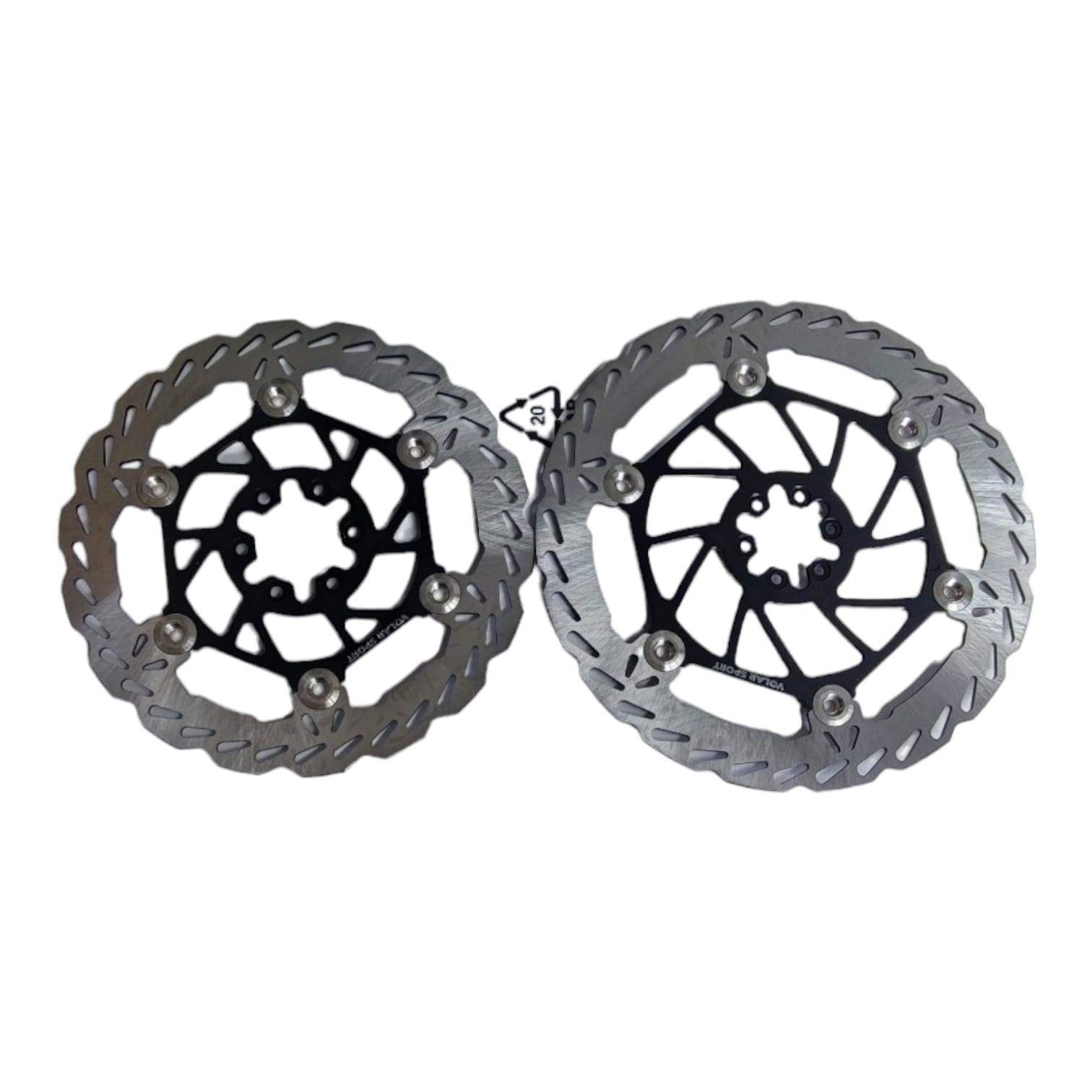 Volar sport | 228mm Rear Brake Rotors | 3mm thick | Fits Volar calipers only - Howling Moto