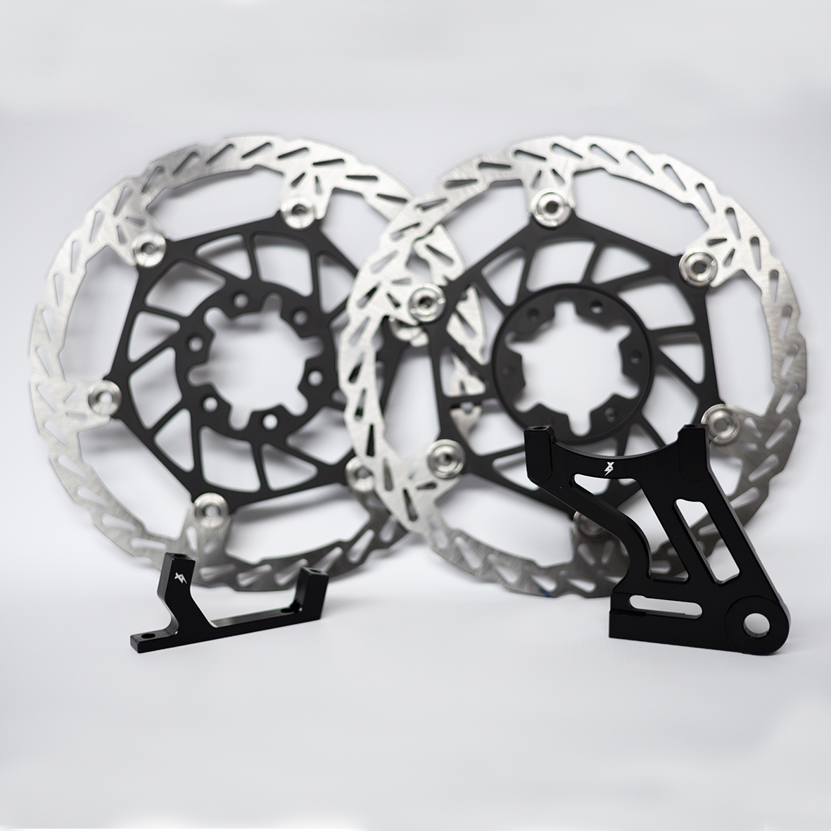 EBMX 250mm Front and Rear Brake Rotors w/ Brackets - Howling Moto