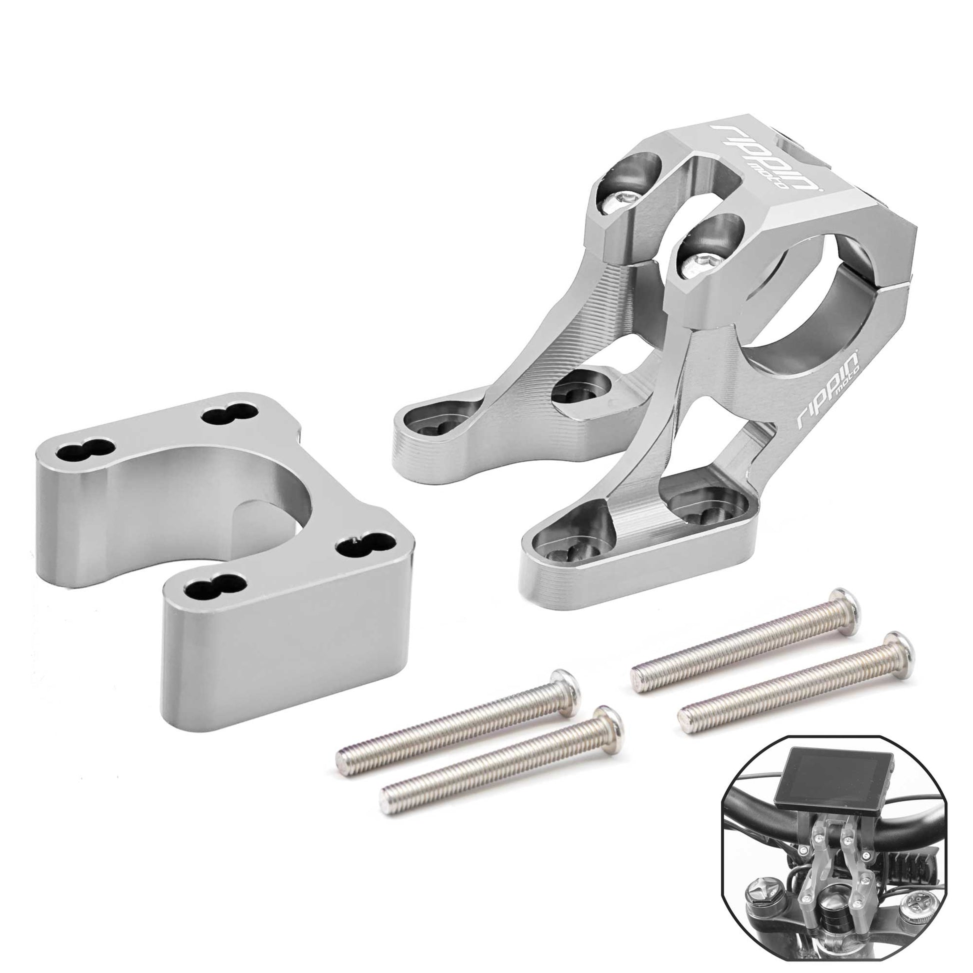 E-Moto Bar Mount for E-Ride PRO, Talaria & Surron LBX with 1" Riser - Howling Moto