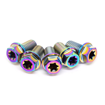 Titanium Sprocket Bolts 5-Pack [M8x16mm] - Howling Moto
