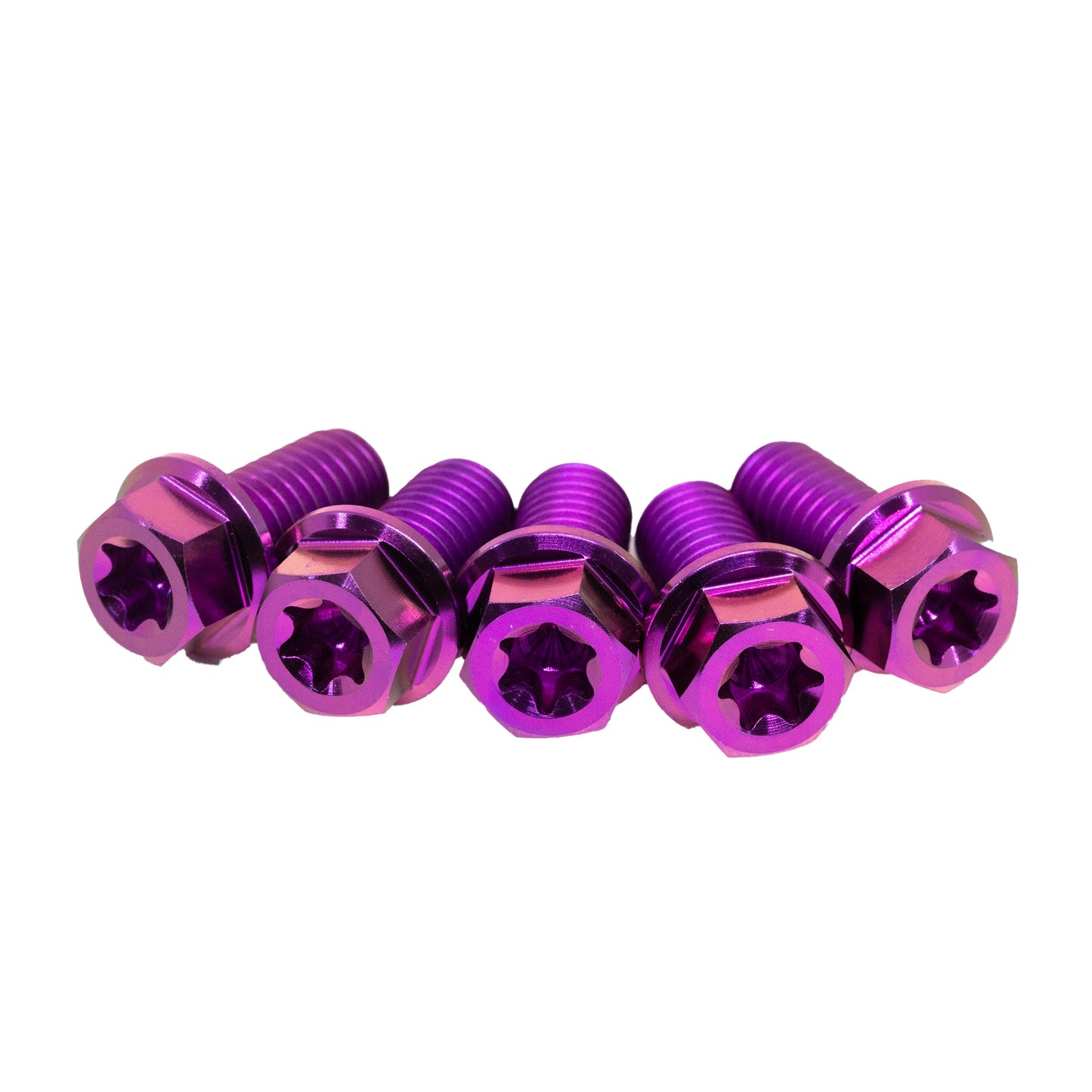 Titanium Sprocket Bolts 5-Pack [M8x16mm] - Howling Moto