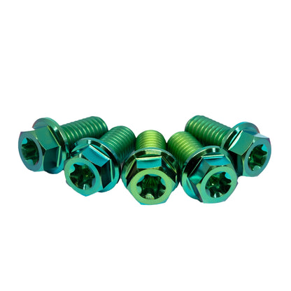 Titanium Sprocket Bolts 5-Pack [M8x16mm] - Howling Moto