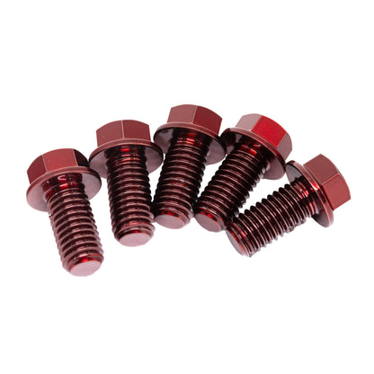 Titanium Sprocket Bolts 5-Pack [M8x16mm] - Howling Moto