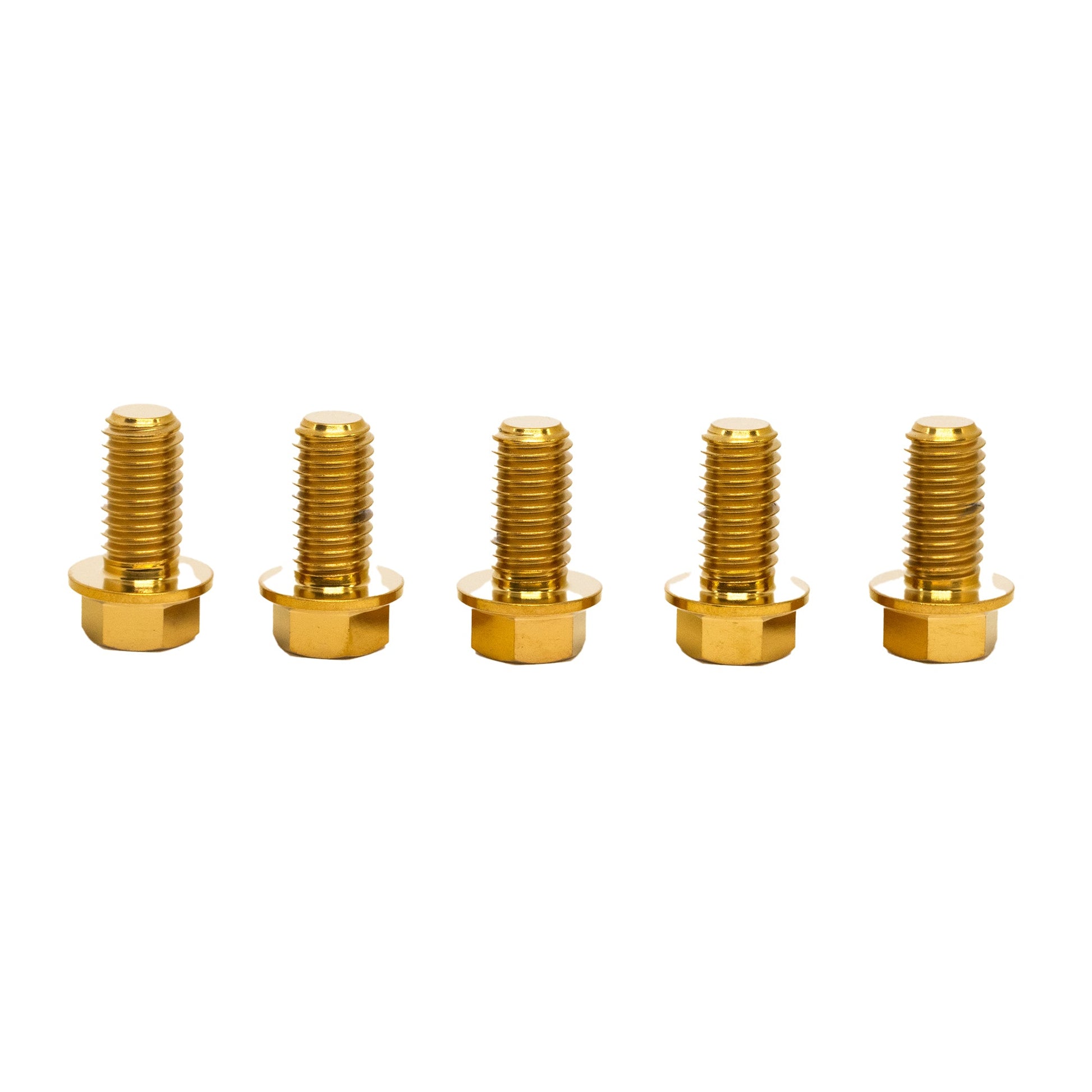 Titanium Sprocket Bolts 5-Pack [M8x16mm] - Howling Moto