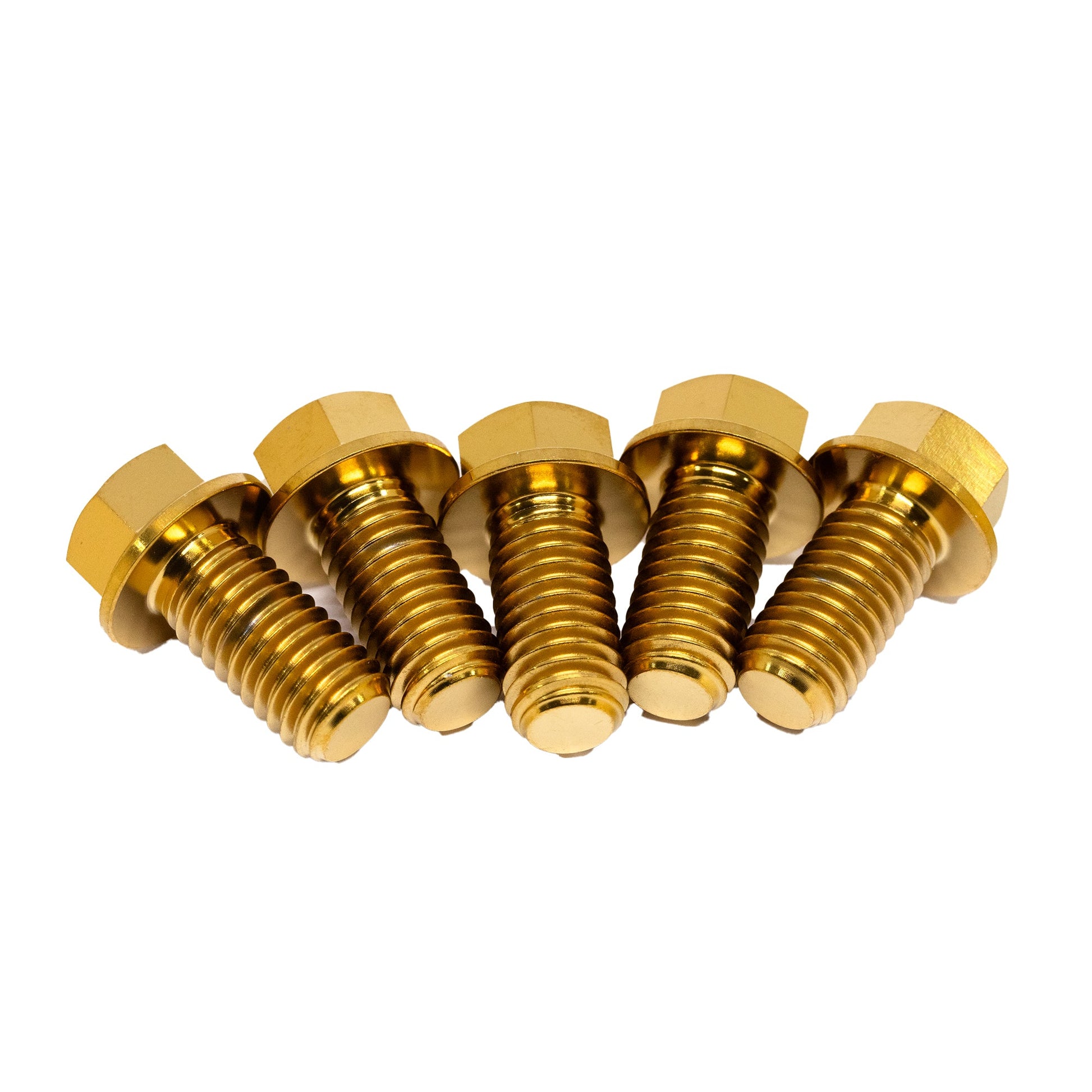 Titanium Sprocket Bolts 5-Pack [M8x16mm] - Howling Moto