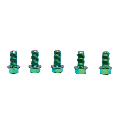 Titanium Sprocket Bolts 5-Pack [M8x16mm] - Howling Moto
