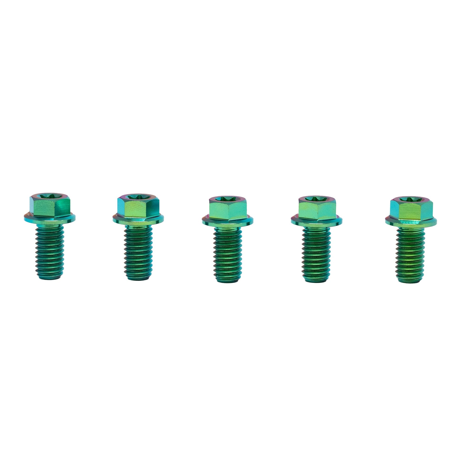 Titanium Sprocket Bolts 5-Pack [M8x16mm] - Howling Moto