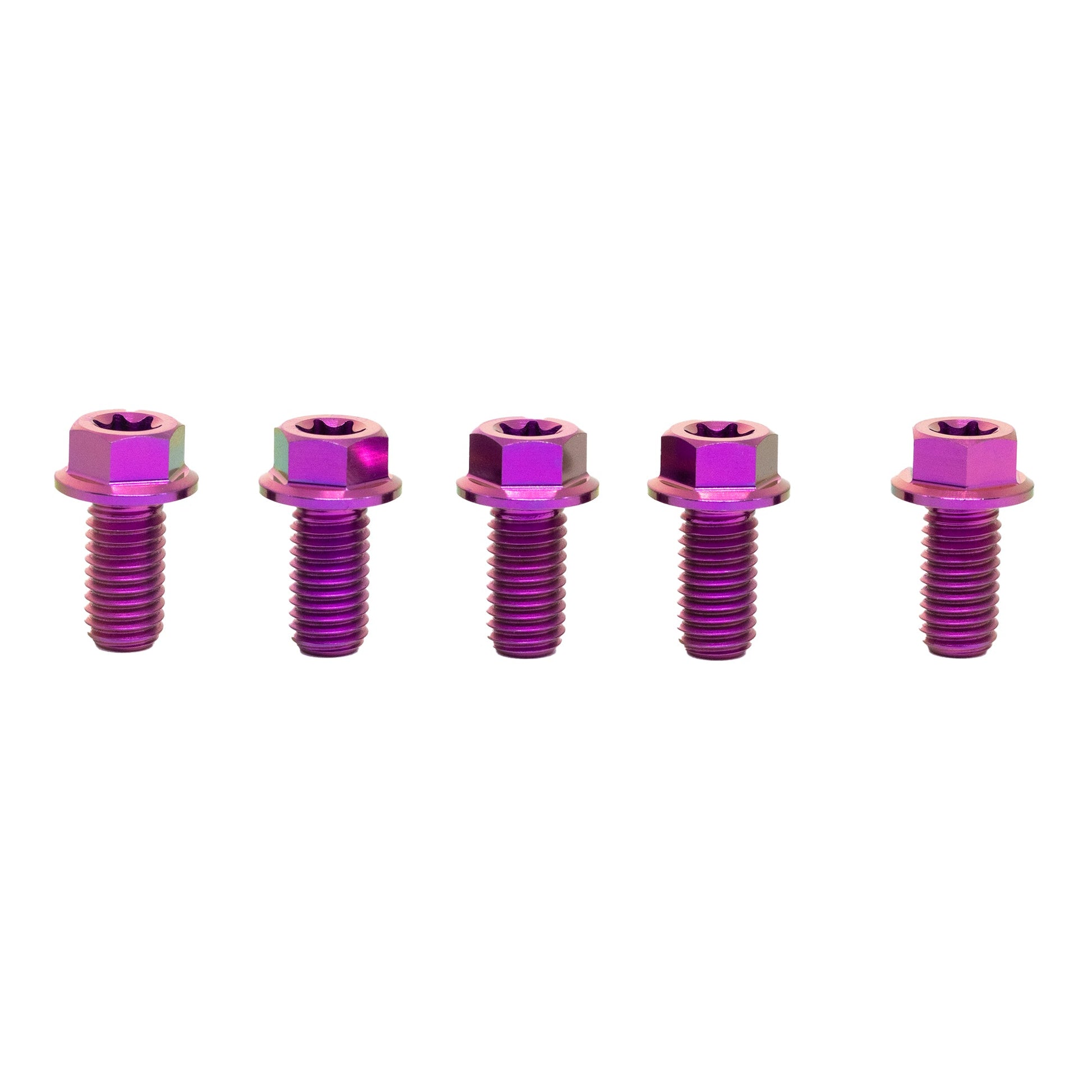 Titanium Sprocket Bolts 5-Pack [M8x16mm] - Howling Moto