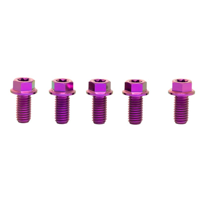 Titanium Sprocket Bolts 5-Pack [M8x16mm] - Howling Moto